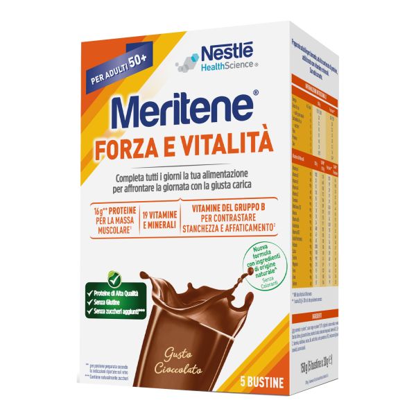 MERITENE FORZA E VITALITA' CIOCCOLATO 5 X 30 G