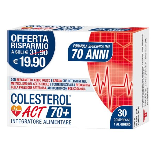 COLESTEROL ACT 70+ 30 COMPRESSE