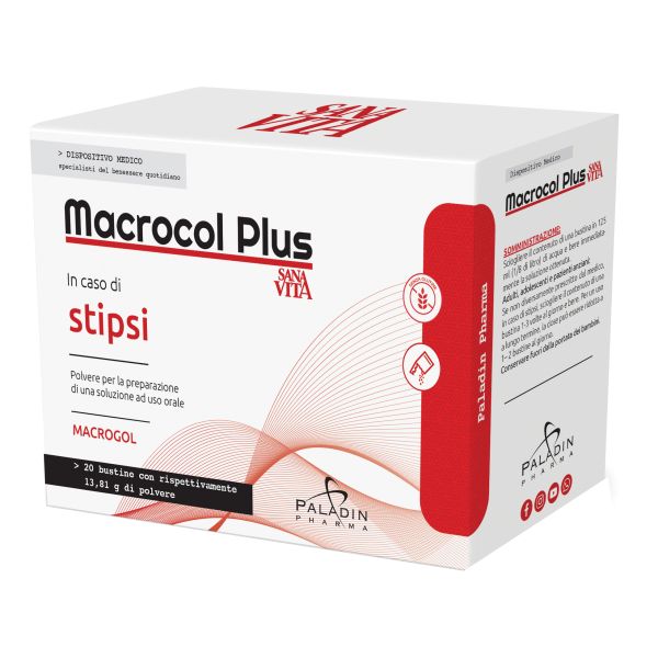 SANAVITA MACROCOL PLUS 20 BUSTINE