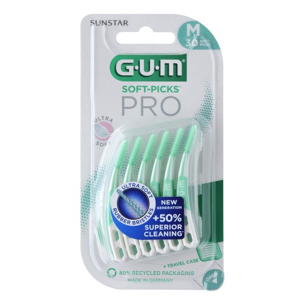 GUM SCOVOLINO SOFT PICKS PRO MEDIUM 30 PZ