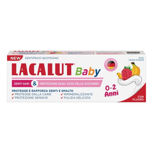 LACALUT DENTIFRICIO BABY 0-2 ANNI 55 ML BANANA LAMPONE