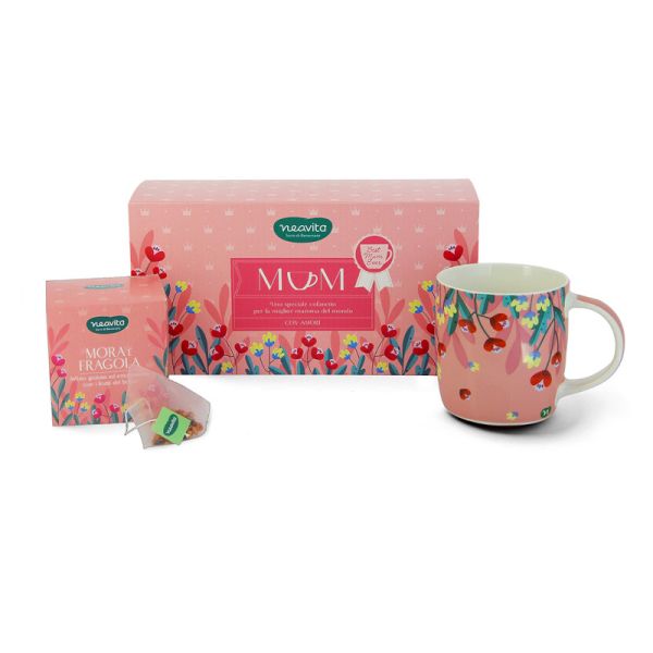 NEAVITA KIT MAMMA INFUSO MORA FRAGOLA E MUG