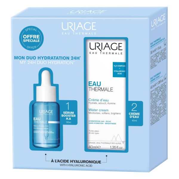 URIAGE SIERO BOOSTER HYALURONIC ACID + CREMA ACQUA