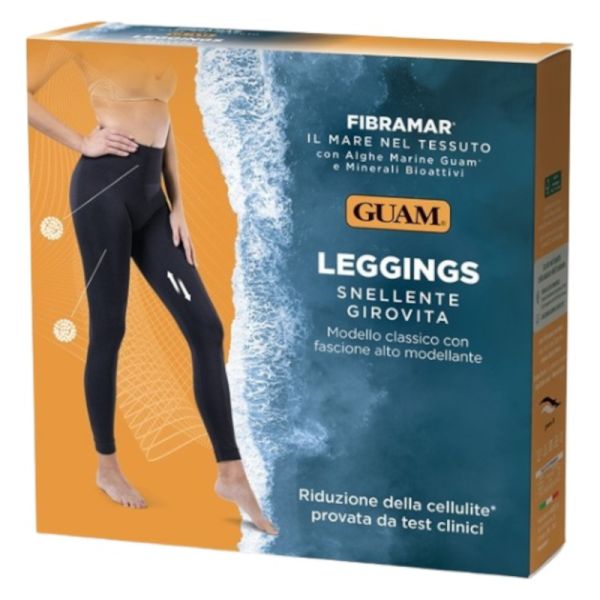 GUAM LEGGINGS CLASSICO FIBRAMAR NERO L/XL