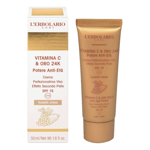 L'ERBOLARIO VITAMINA C&ORO CREMA PERFEZIONATRICE 50 ML