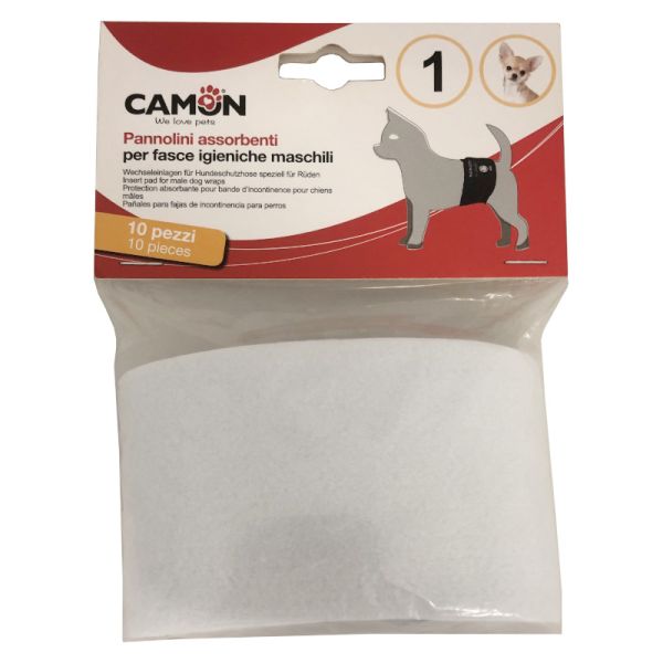 CAMON PANNOLINI ASSORBENTI CANE MASCHIO TG 1