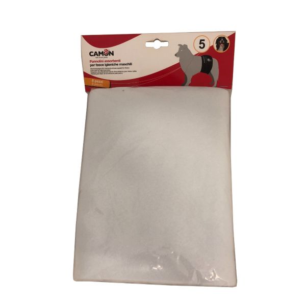 CAMON PANNOLINI ASSORBENTI CANE MASCHIO TG 5