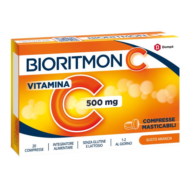BIORITMON C 500MG VITAMINA C 20 COMPRESSE MASTICABILI