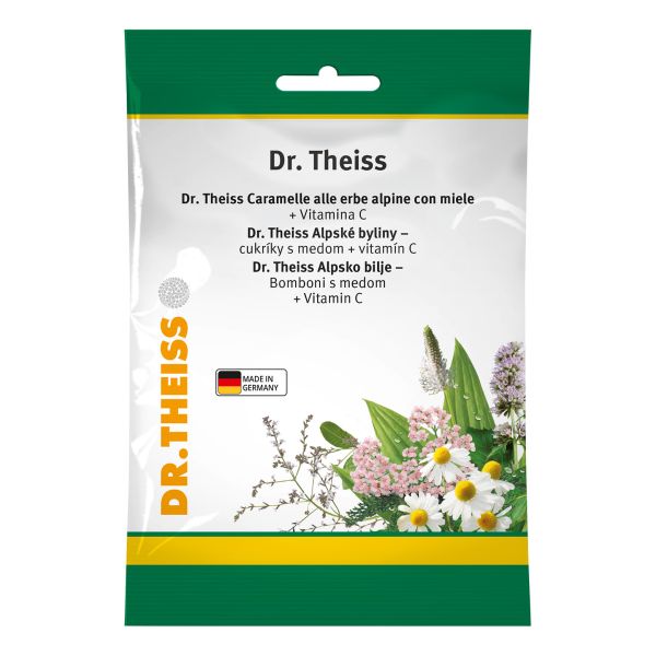 DR THEISS BONBON CARAMELLE ERBE ALPINE CON MIELE
