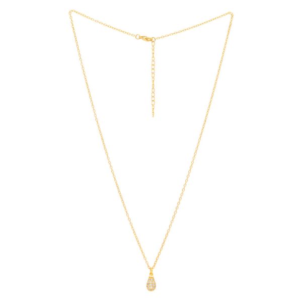 ATELIER FRATTINA 4 COLLANA GOCCIA PAVE'