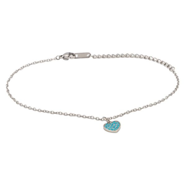 ATELIER FRATTINA 14 BRACCIALE CUORE TURCHESE