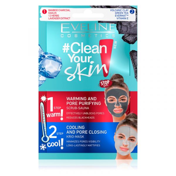 CLEAN YOUR SKIN SCRUB-SAUNA + CRIO-MASCHERA 2X5ML