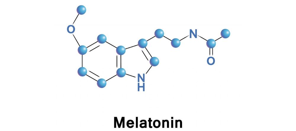 la molecola della Melatonina la molecola della Melatonina