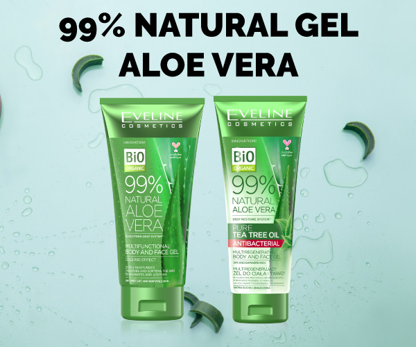 99% natural aloe vera